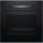 Bosch | HBA533BB0S | Oven | 71 L | A | Multifunctional | EcoClean | Push pull buttons | Height 60 cm | Width 60 cm | Black